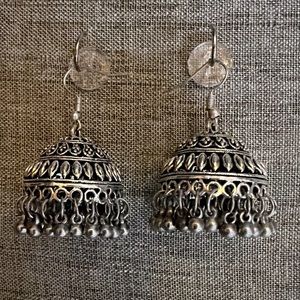 Silver earrings